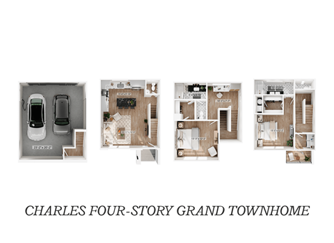 Floor plan for 2 beds, 2.5 baths, 1513 sqft